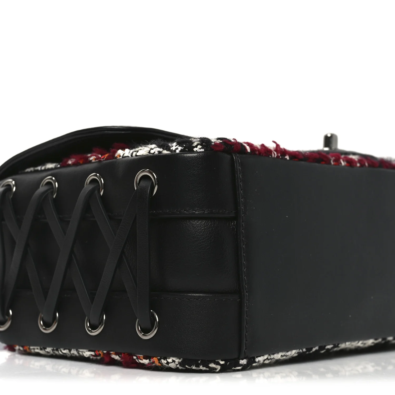 Tweed Quilted Calfskin Coco Corset Flap Multicolor - Image 9