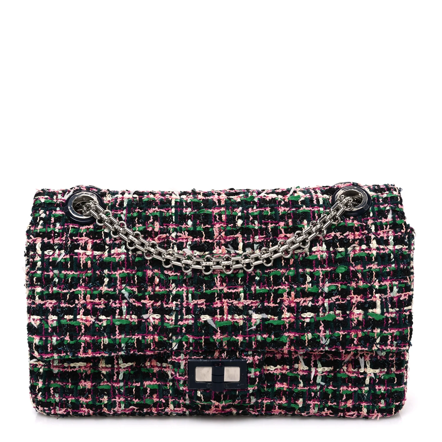 Tweed Resin 2.55 Reissue 225 Flap Pink
