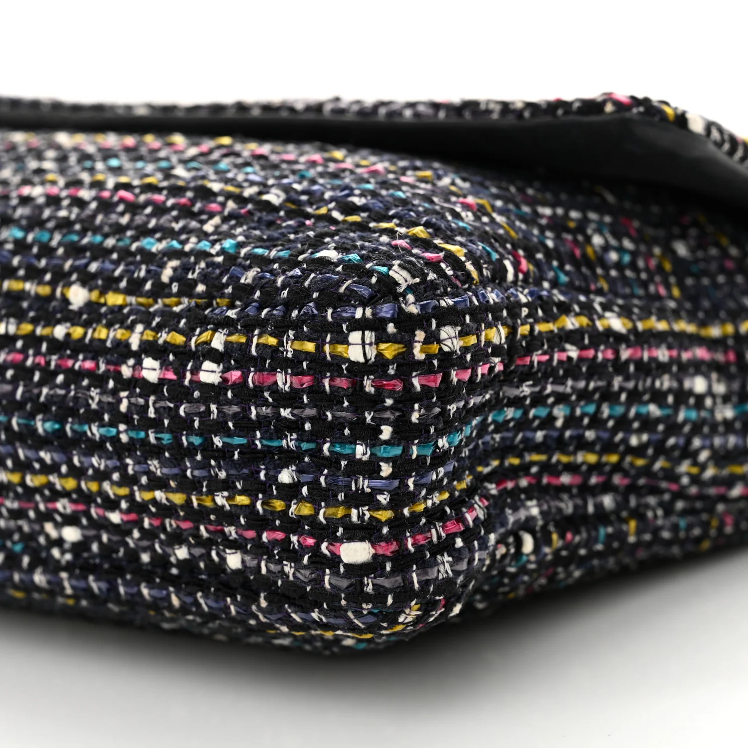 Tweed Small Messenger Flap Navy - Image 10