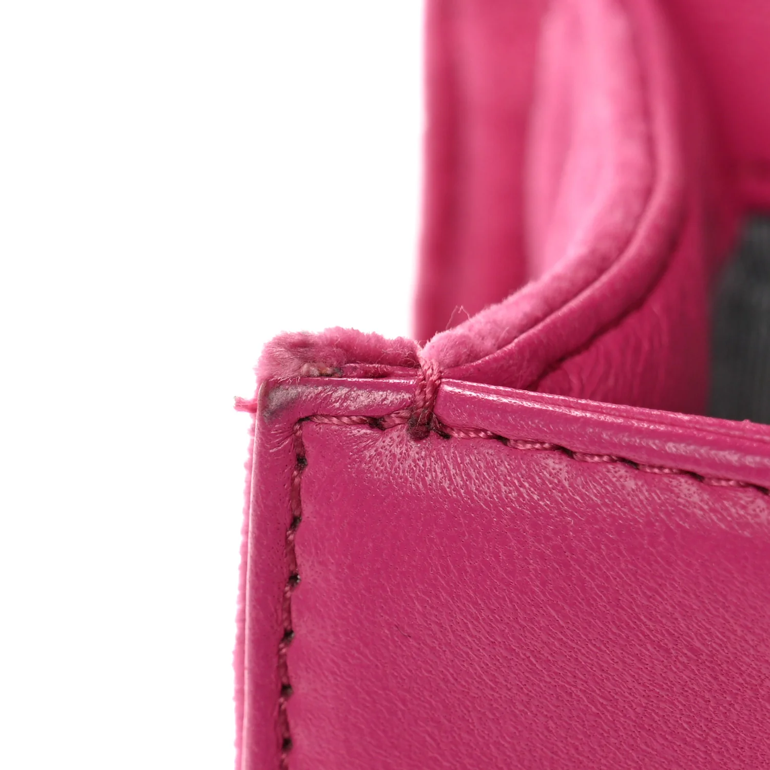 Velvet Quilted Small Boy Flap Fuchsia - Image 13
