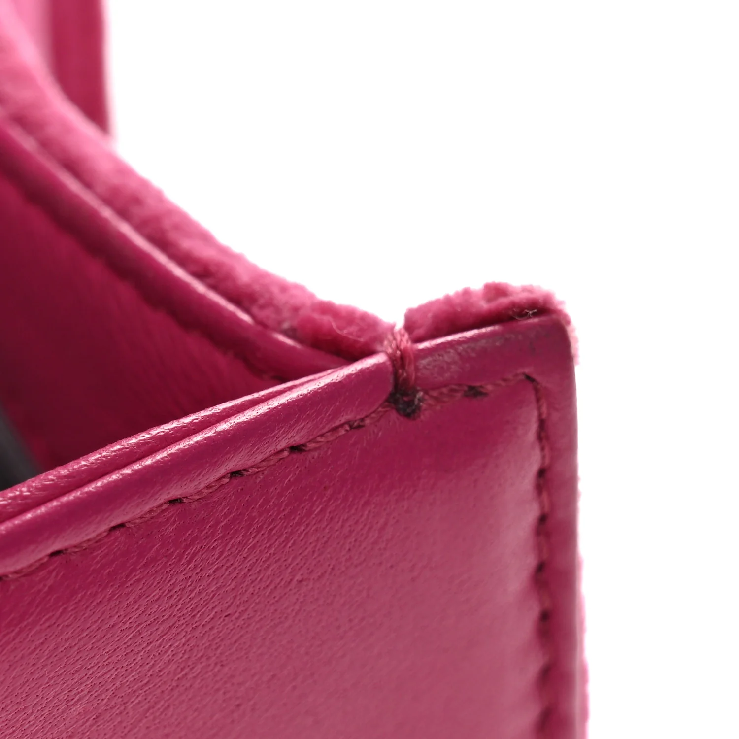 Velvet Quilted Small Boy Flap Fuchsia - Image 14