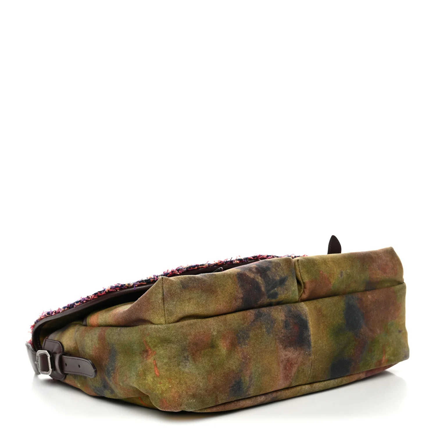 Washed Toile Large Graffiti On The Pavements Messenger Khaki Multicolor - Image 4