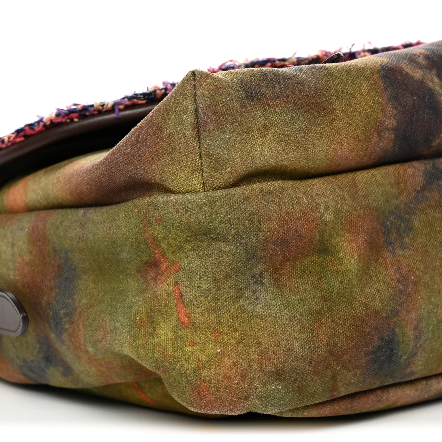 Washed Toile Large Graffiti On The Pavements Messenger Khaki Multicolor - Image 9