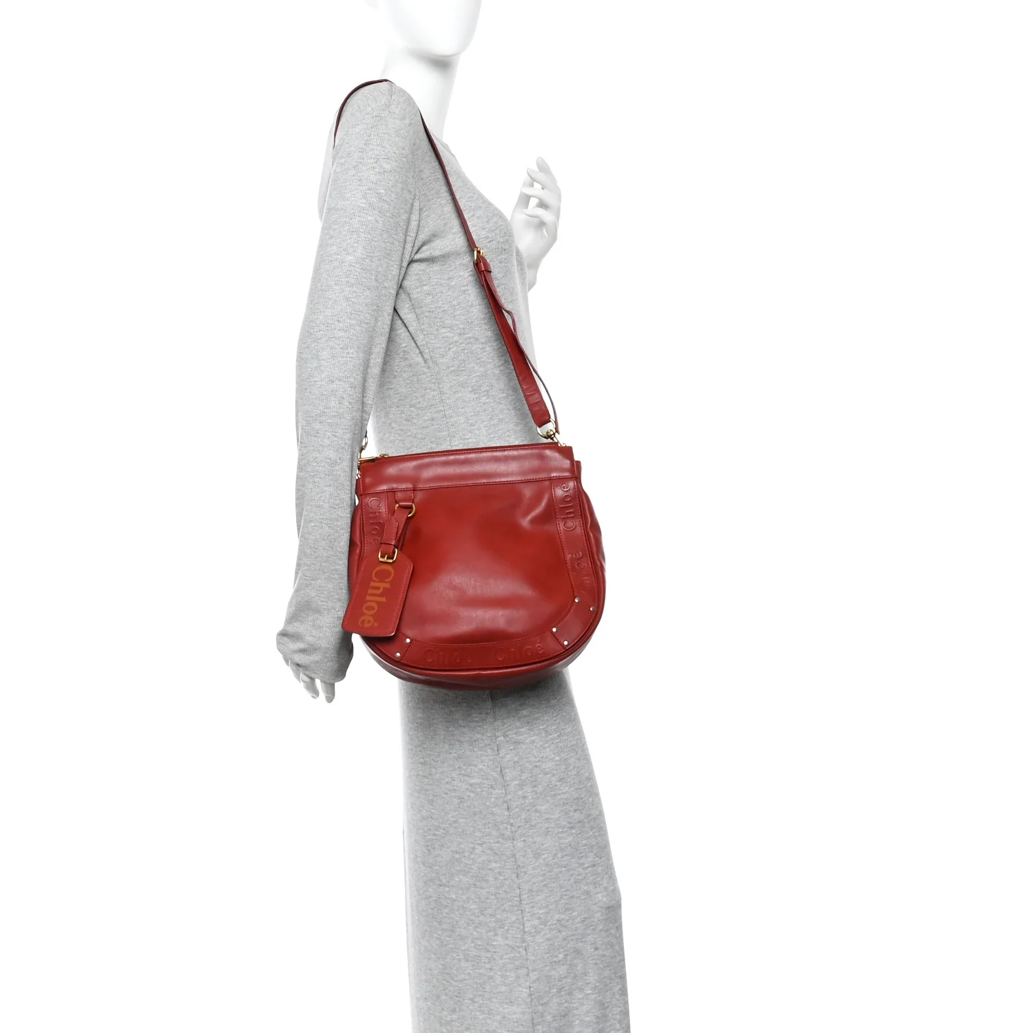 Calfskin Eden Crossbody Cherry - Image 2