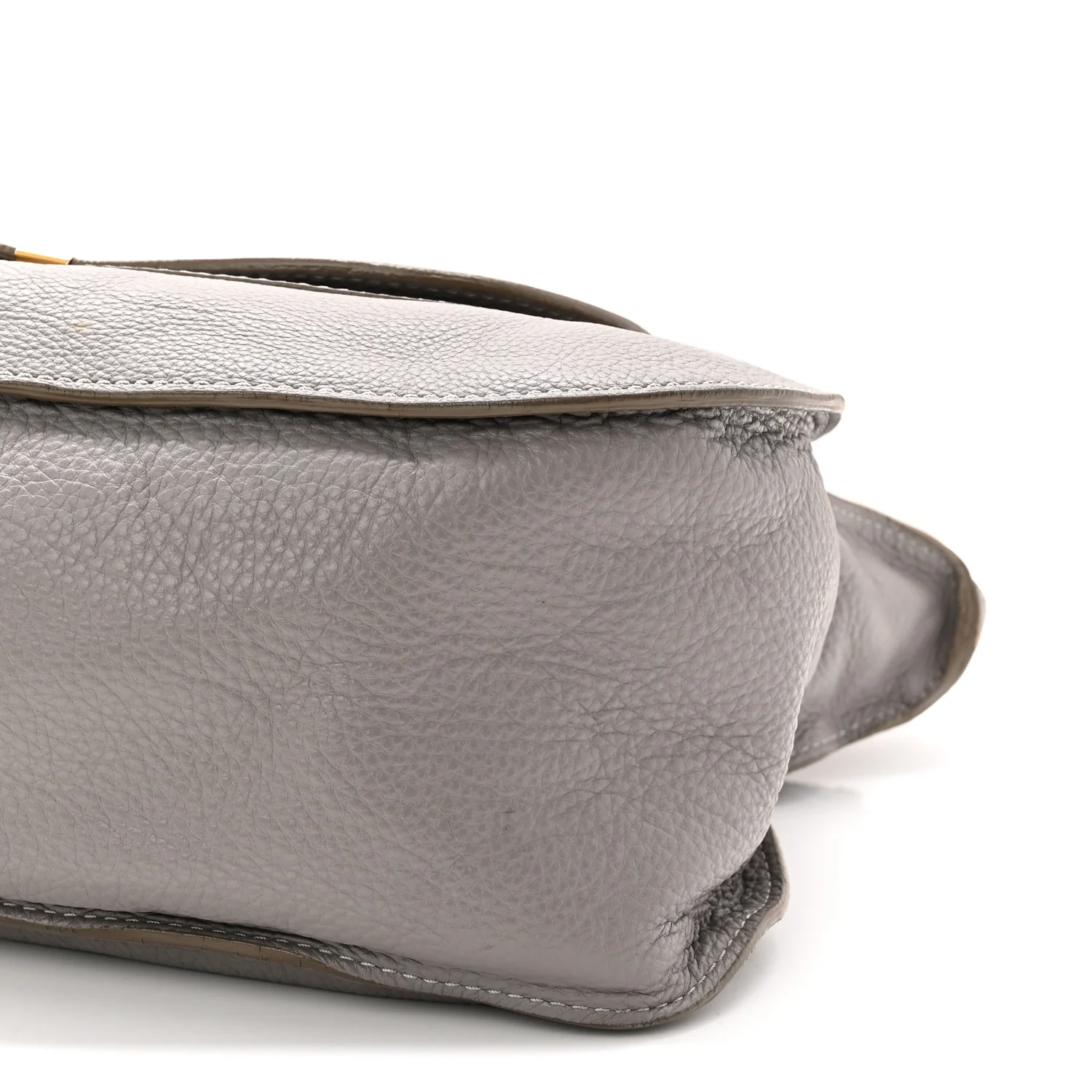 Calfskin Large Marcie Satchel Cashmere Grey - Image 10