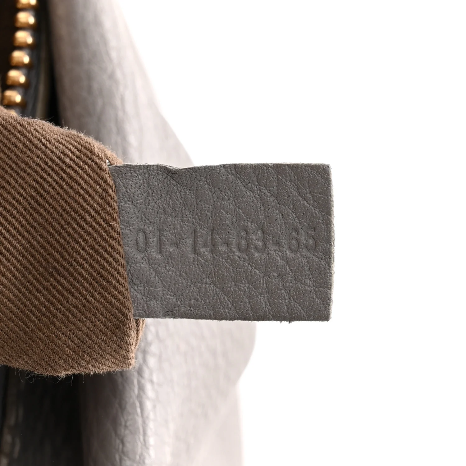 Calfskin Large Marcie Satchel Cashmere Grey - Image 7