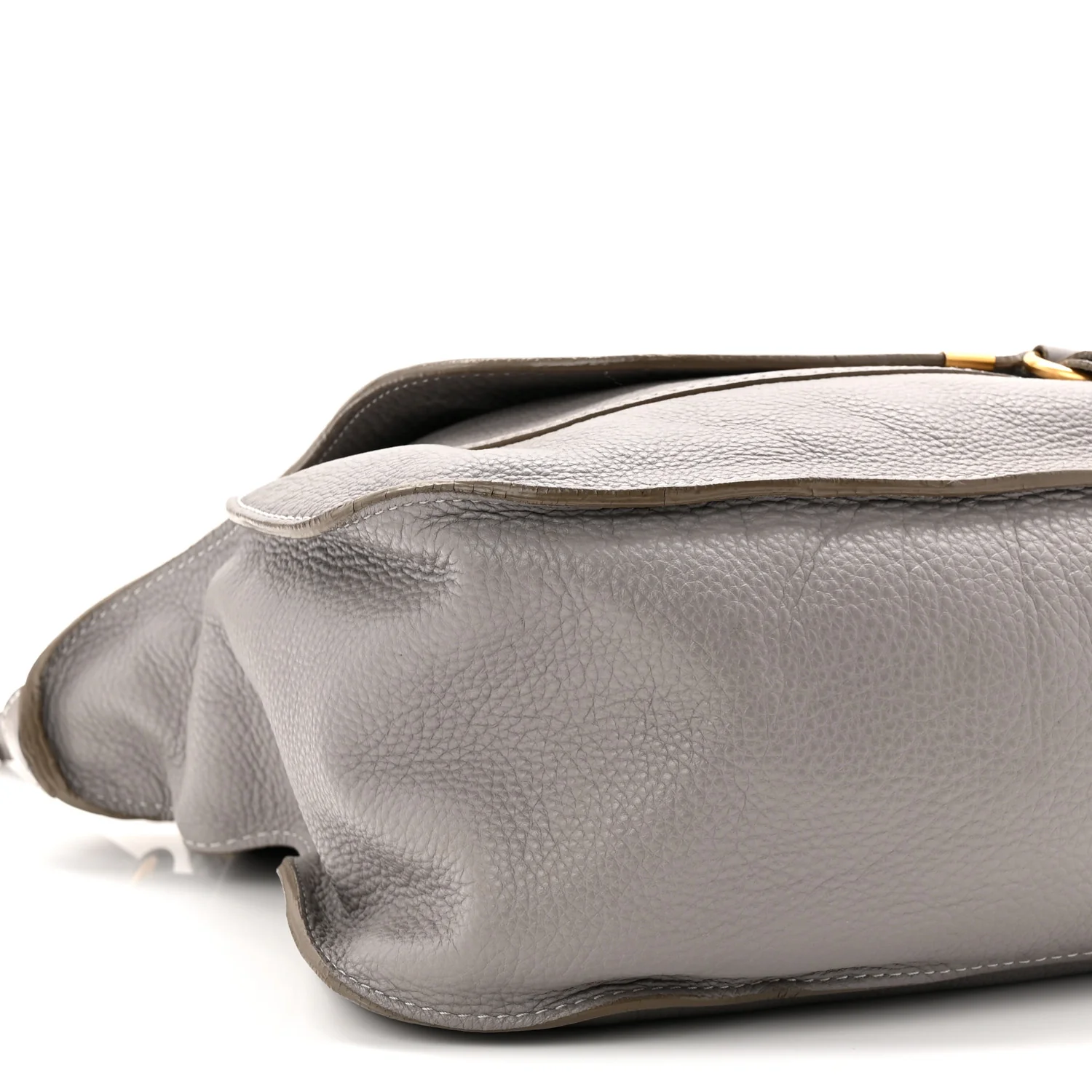 Calfskin Large Marcie Satchel Cashmere Grey - Image 9
