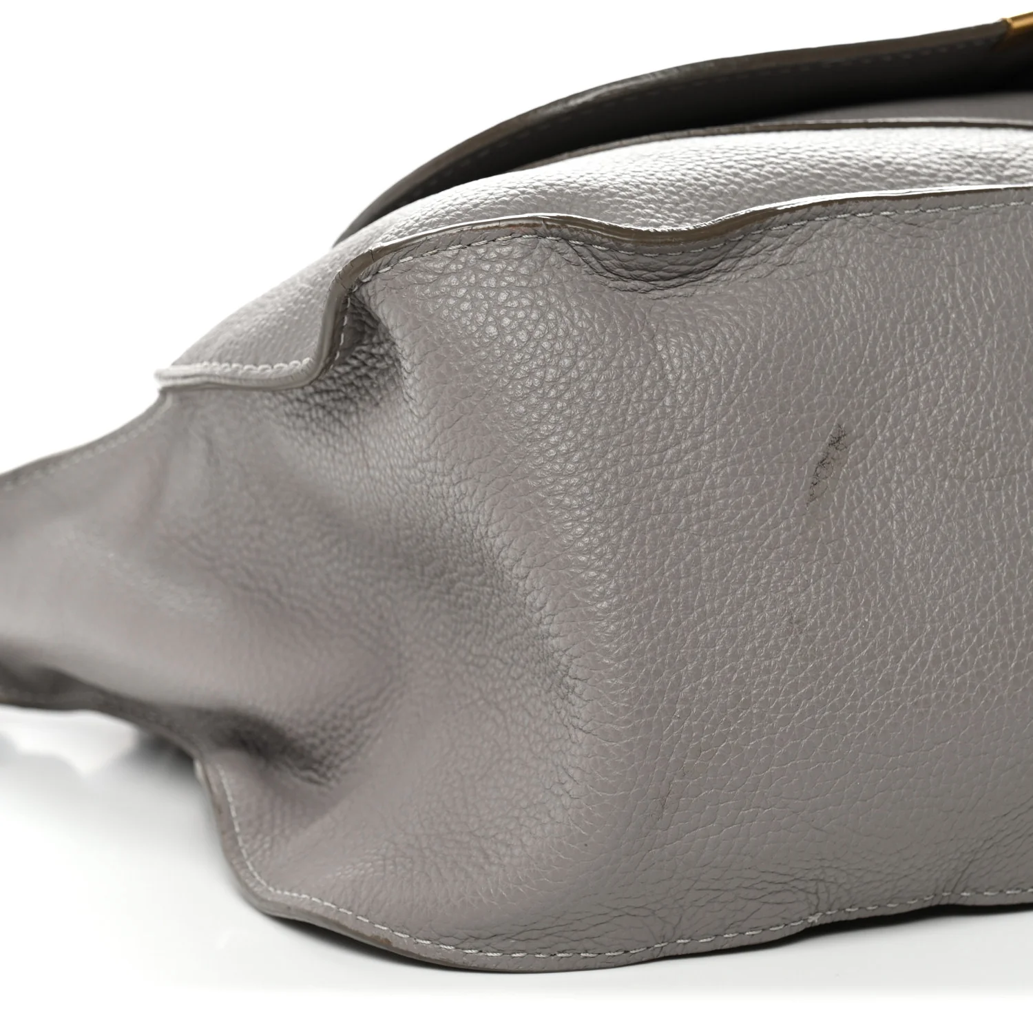 Calfskin Large Marcie Satchel Cashmere Grey - Image 9