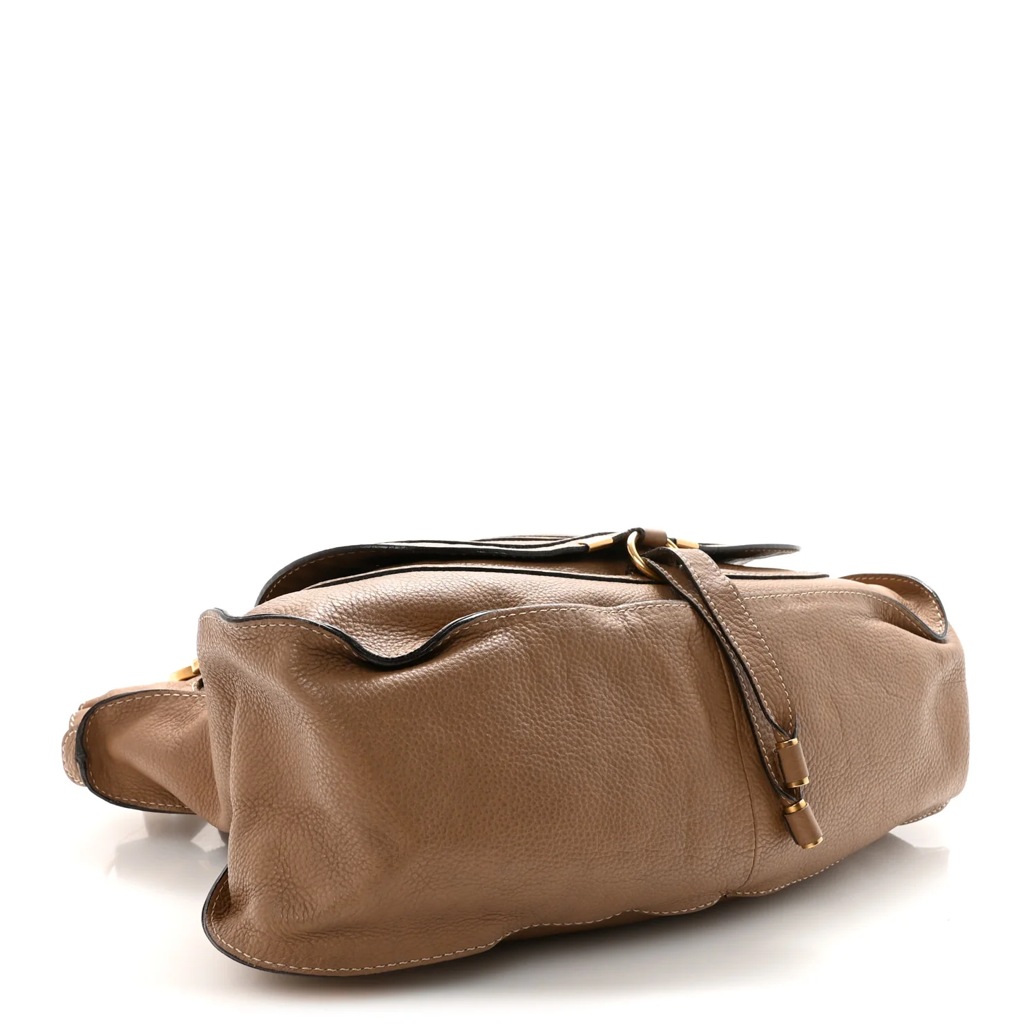 Calfskin Large Marcie Satchel Nut - Image 4