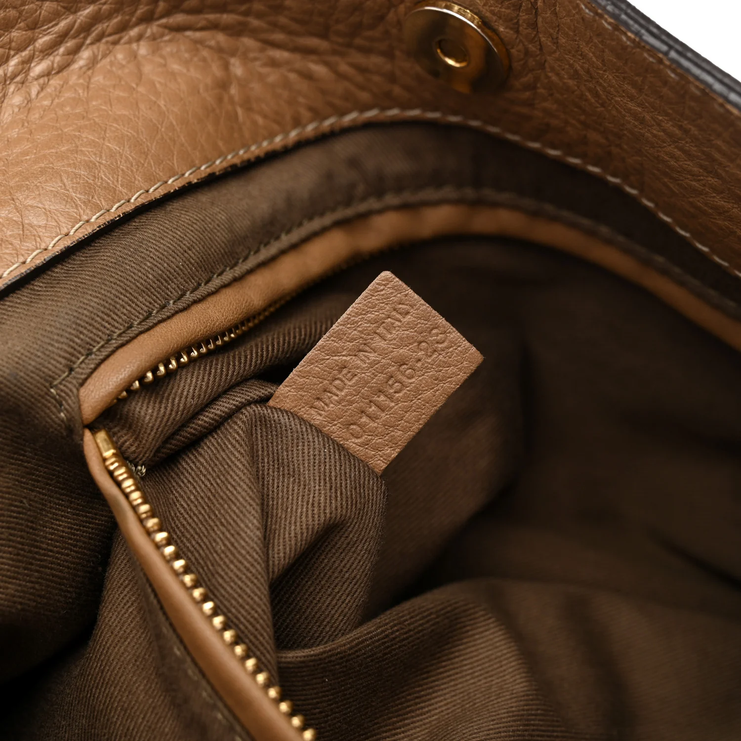Calfskin Large New Marcie Tote Nut - Image 7