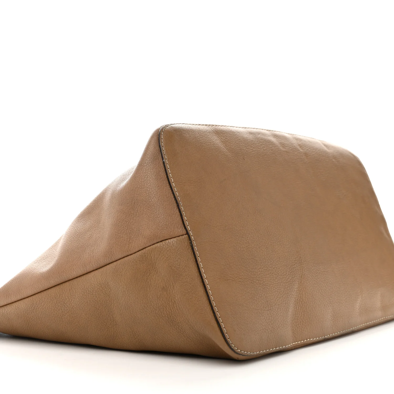 Calfskin Large New Marcie Tote Nut - Image 9