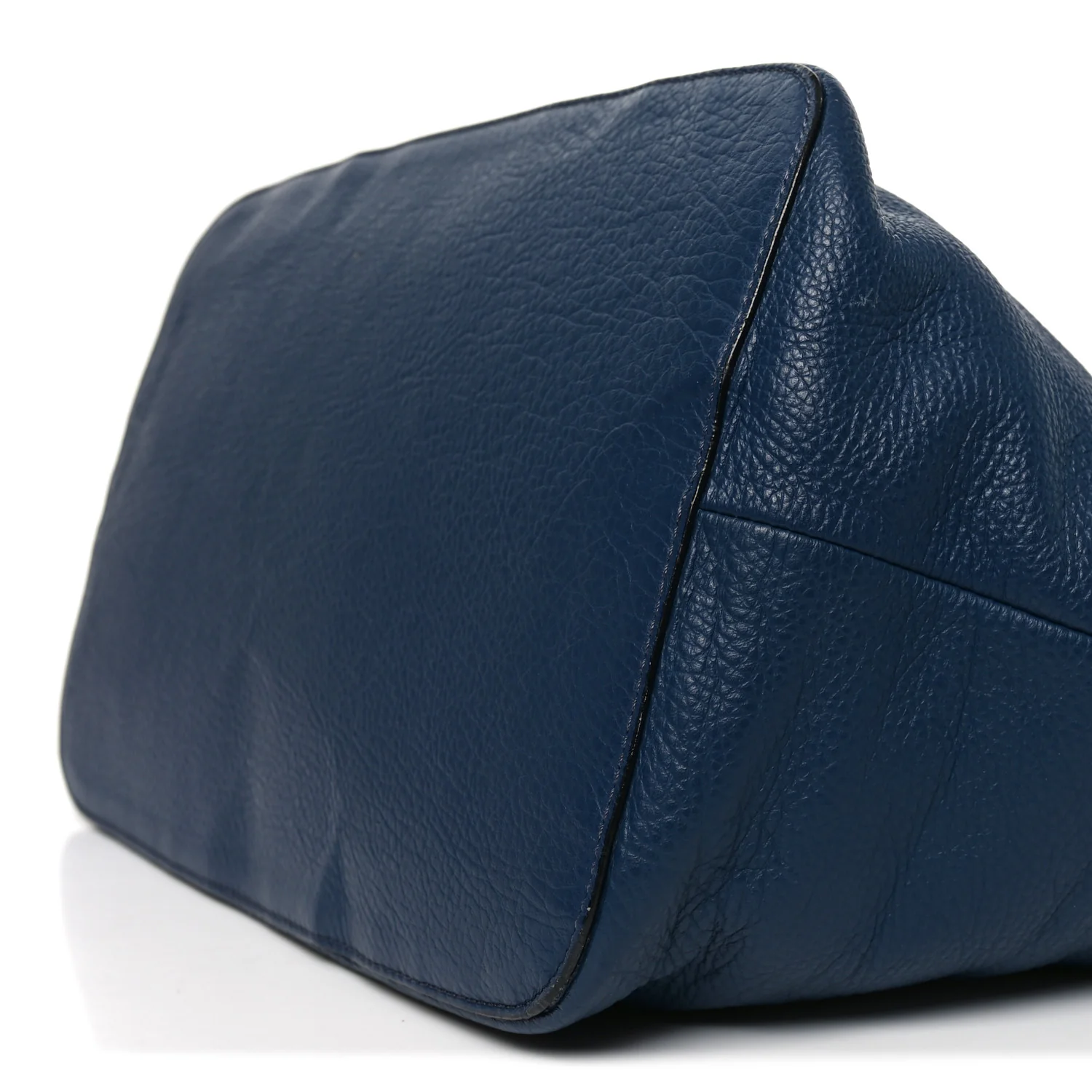 Calfskin Large New Marcie Tote Royal Navy - Image 10
