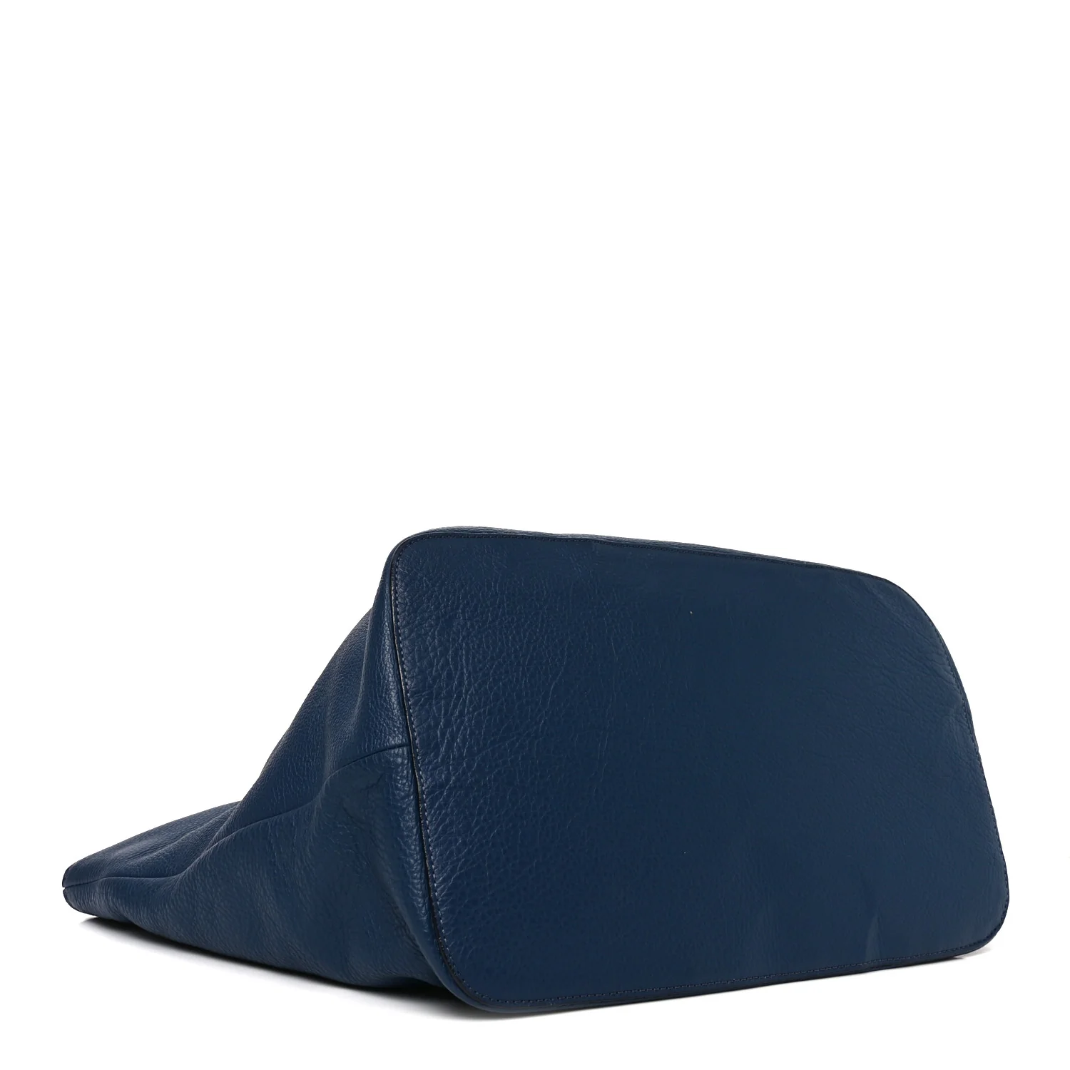 Calfskin Large New Marcie Tote Royal Navy - Image 4
