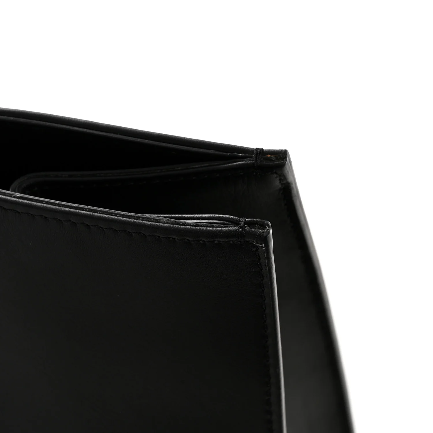 Calfskin Large Woody Tote Black - Image 12