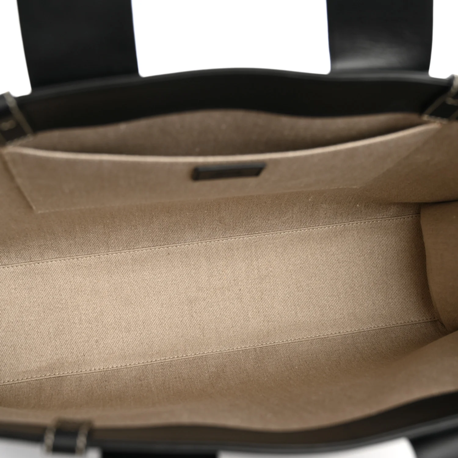 Calfskin Large Woody Tote Black - Image 5