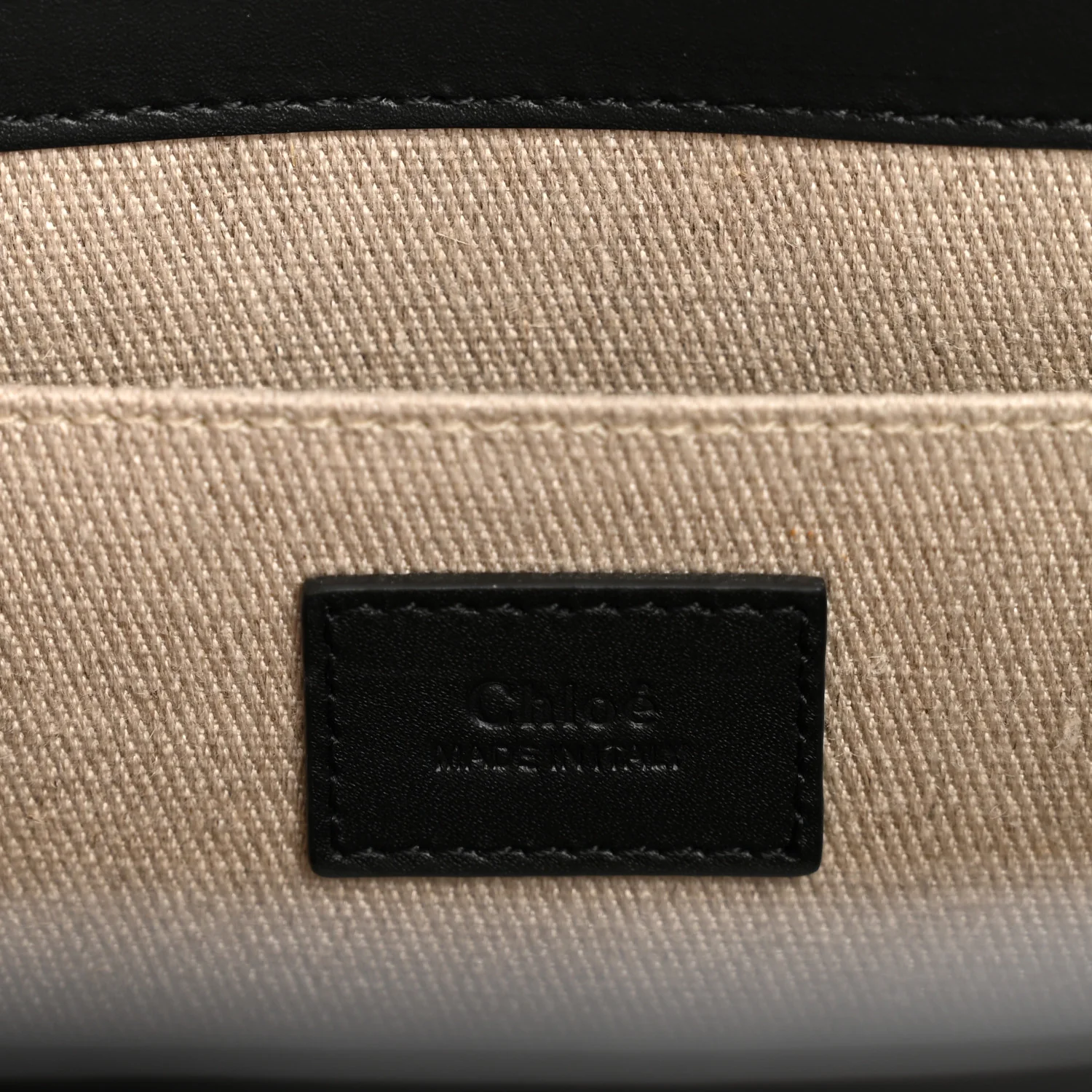 Calfskin Large Woody Tote Black - Image 6