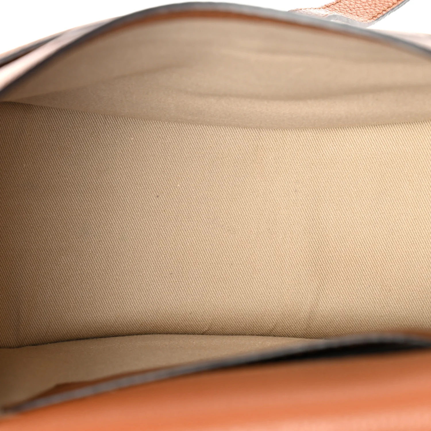 Calfskin Medium Marcie Round Crossbody Bag Tan - Image 5