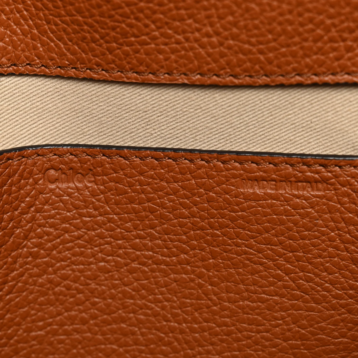 Calfskin Medium Marcie Round Crossbody Bag Tan - Image 6