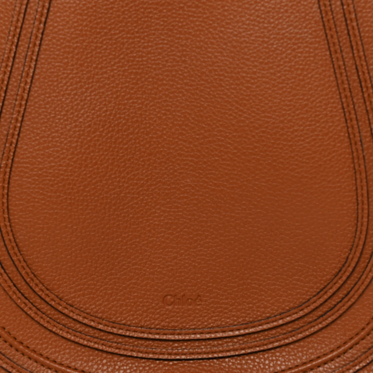 Calfskin Medium Marcie Round Crossbody Bag Tan - Image 7
