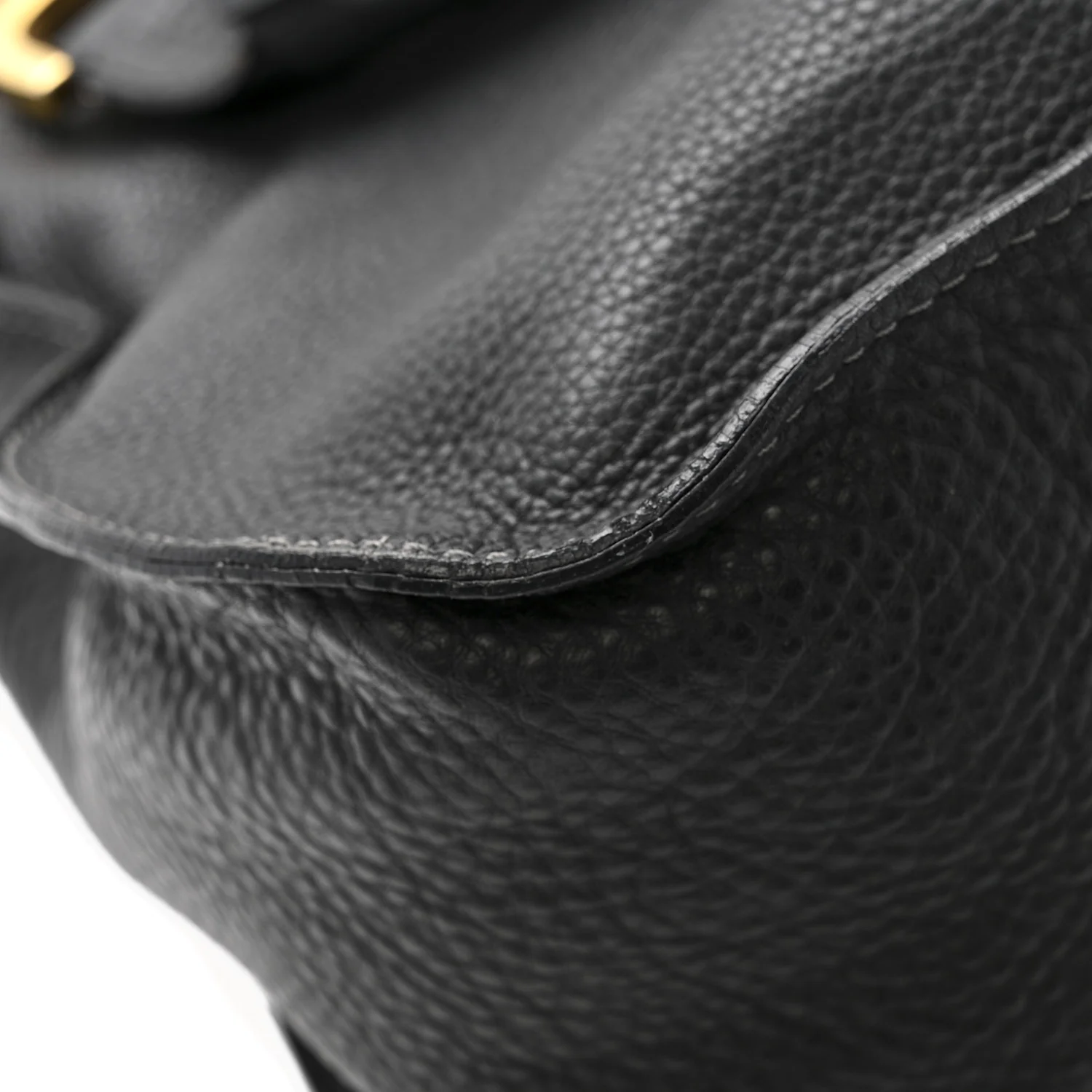 Calfskin Medium Marcie Satchel Black - Image 14