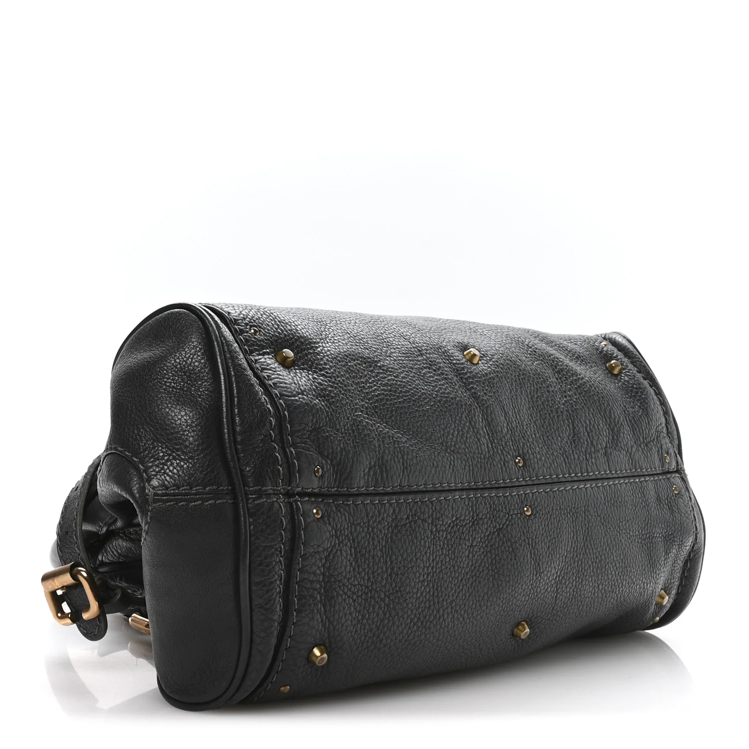 Calfskin Medium Paddington Satchel Bleu Nuit - Image 4