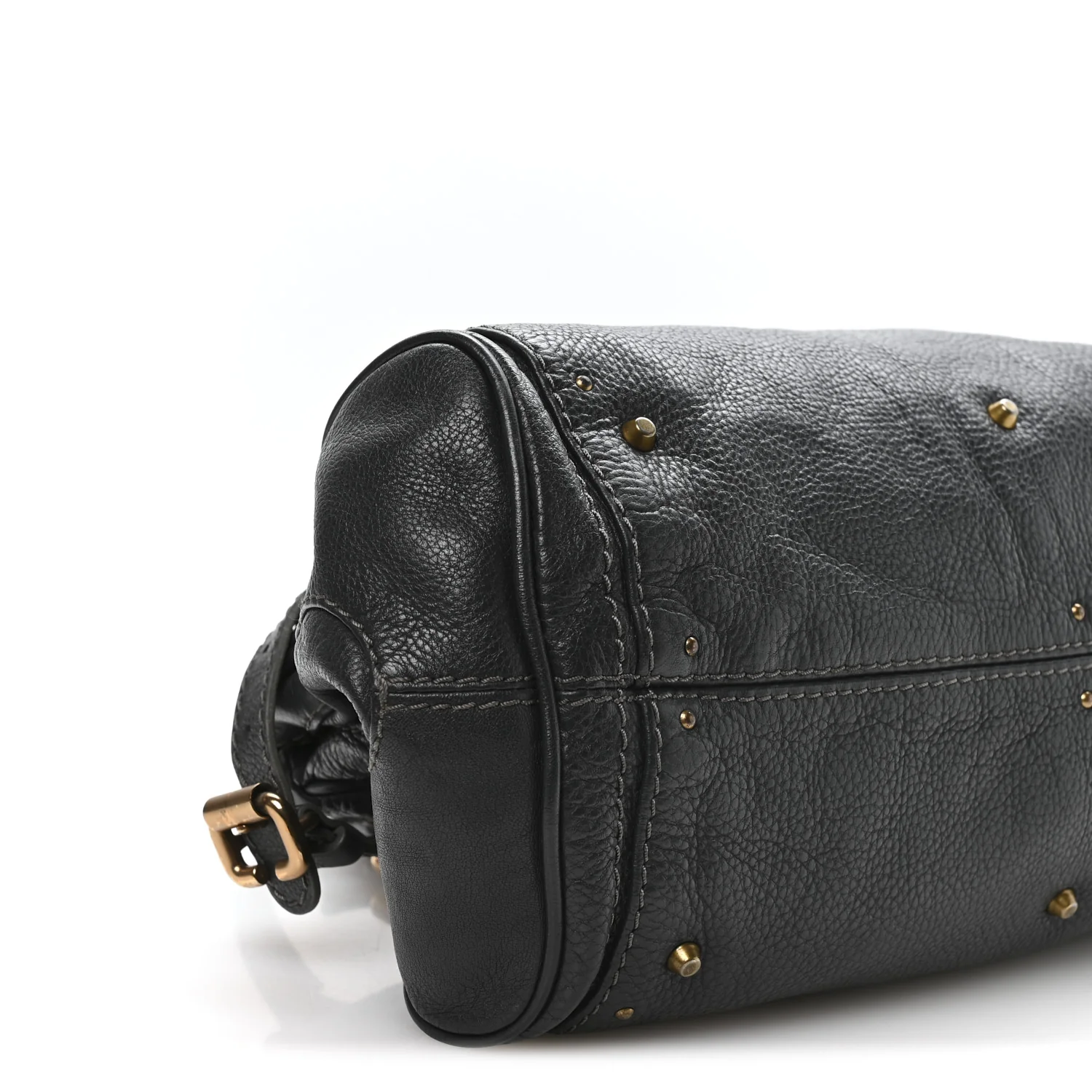 Calfskin Medium Paddington Satchel Bleu Nuit - Image 9