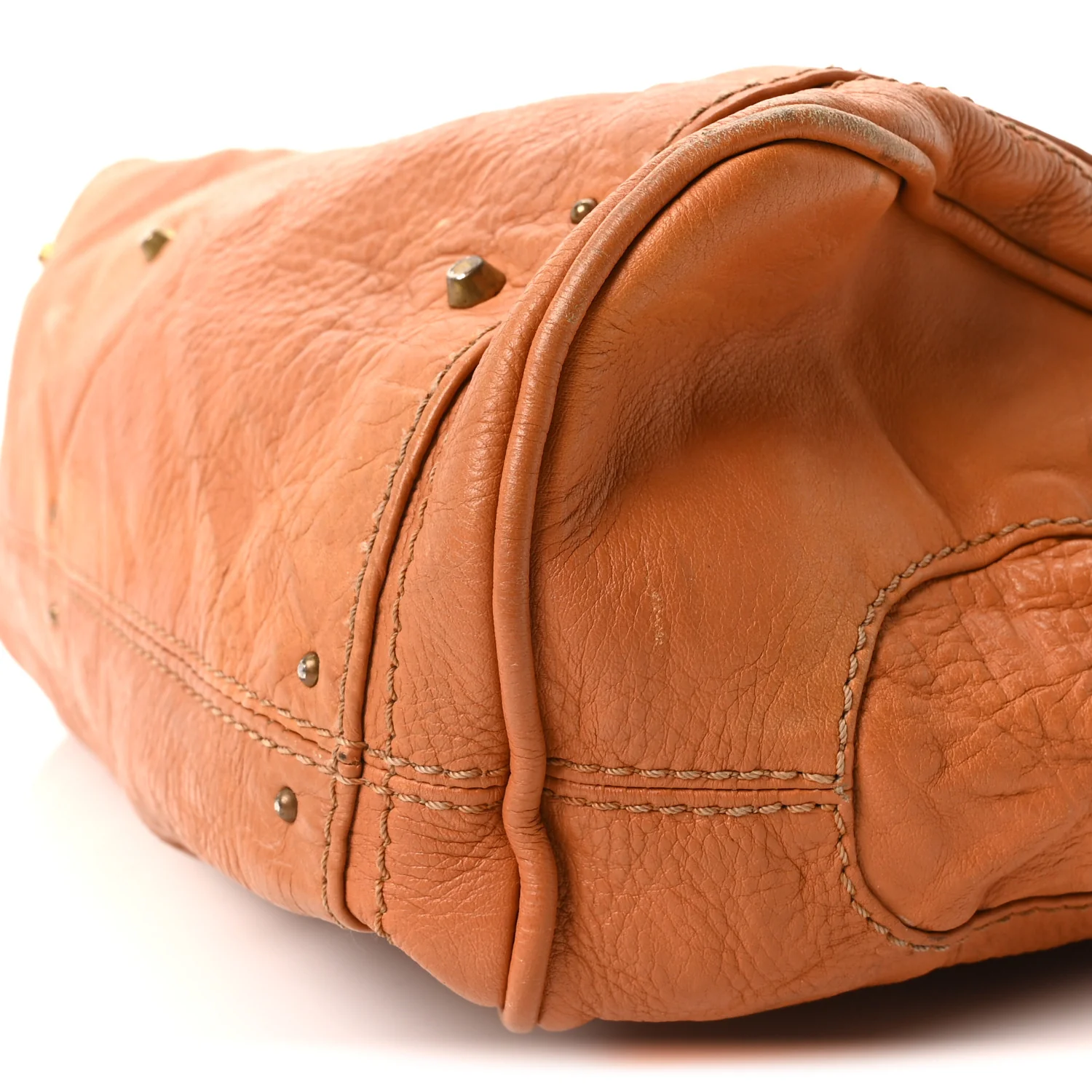 Calfskin Medium Paddington Satchel Tan - Image 9