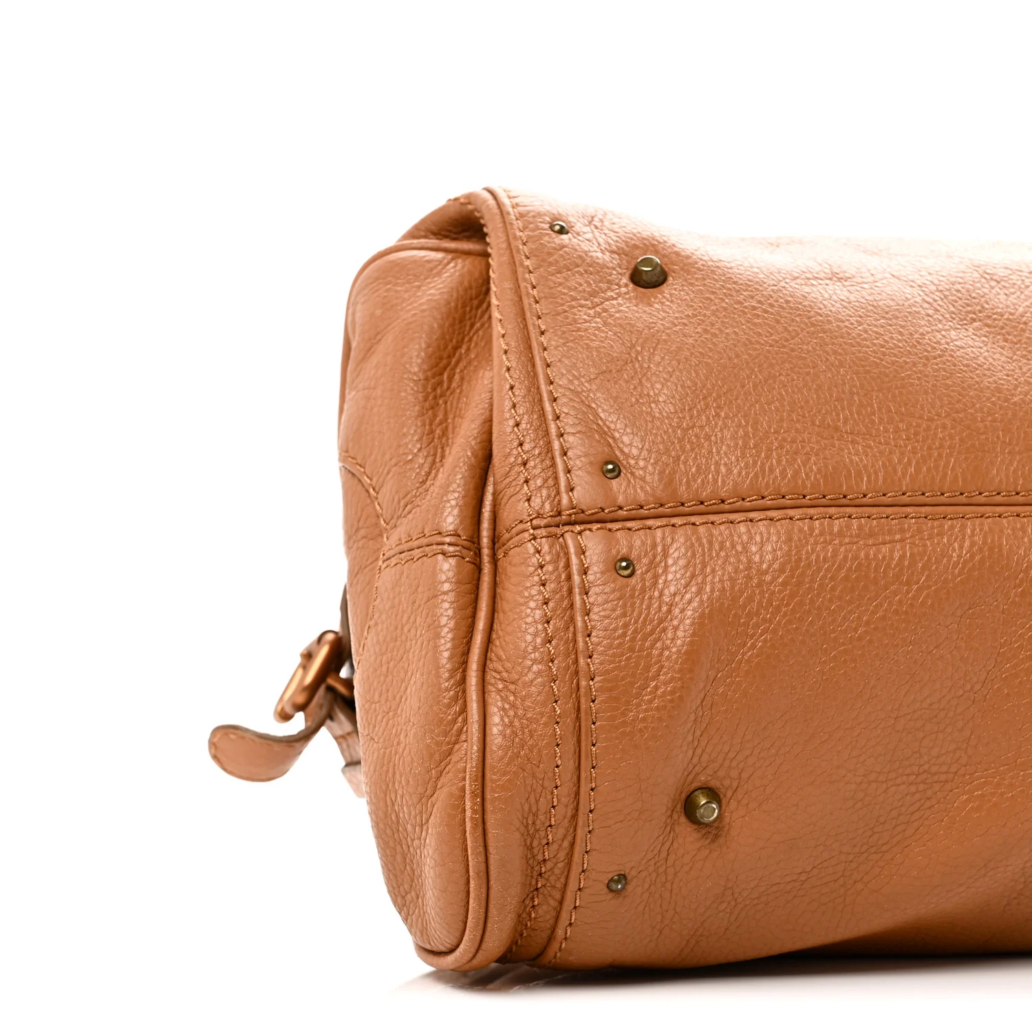 Calfskin Medium Paddington Satchel Tan - Image 8