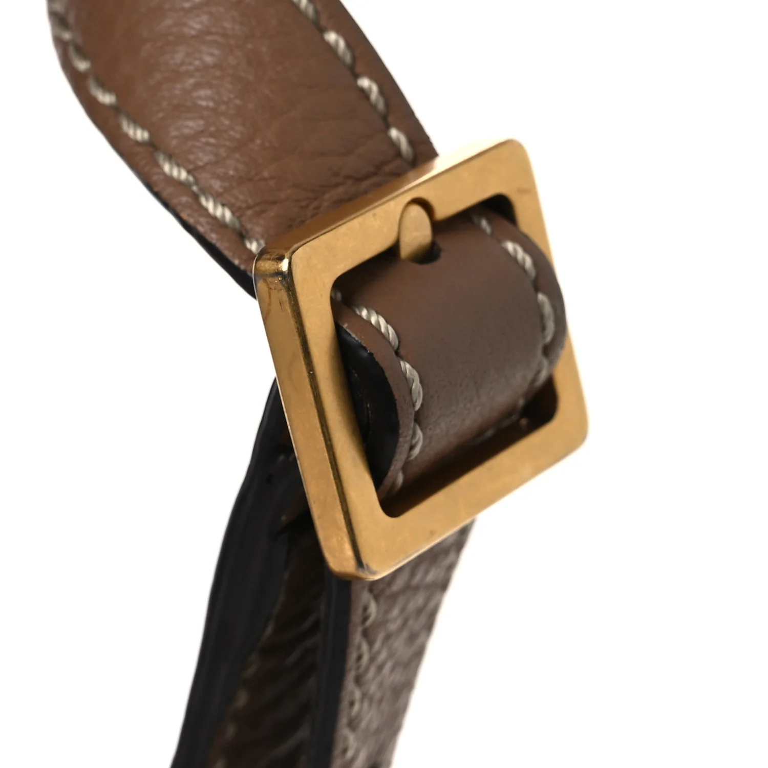 Calfskin Mini Marcie Round Crossbody Bag Nut - Image 11