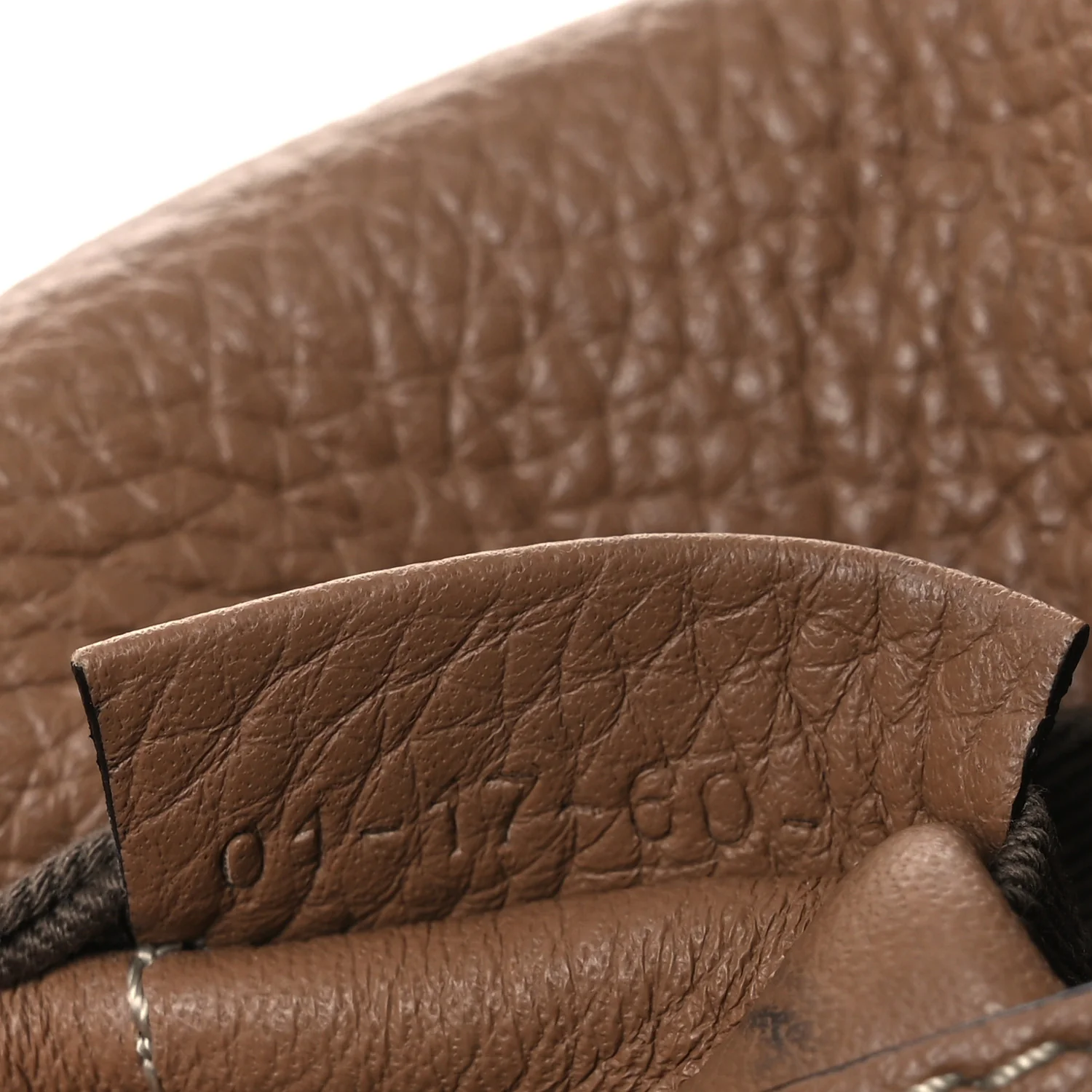 Calfskin Mini Marcie Round Crossbody Bag Nut - Image 7