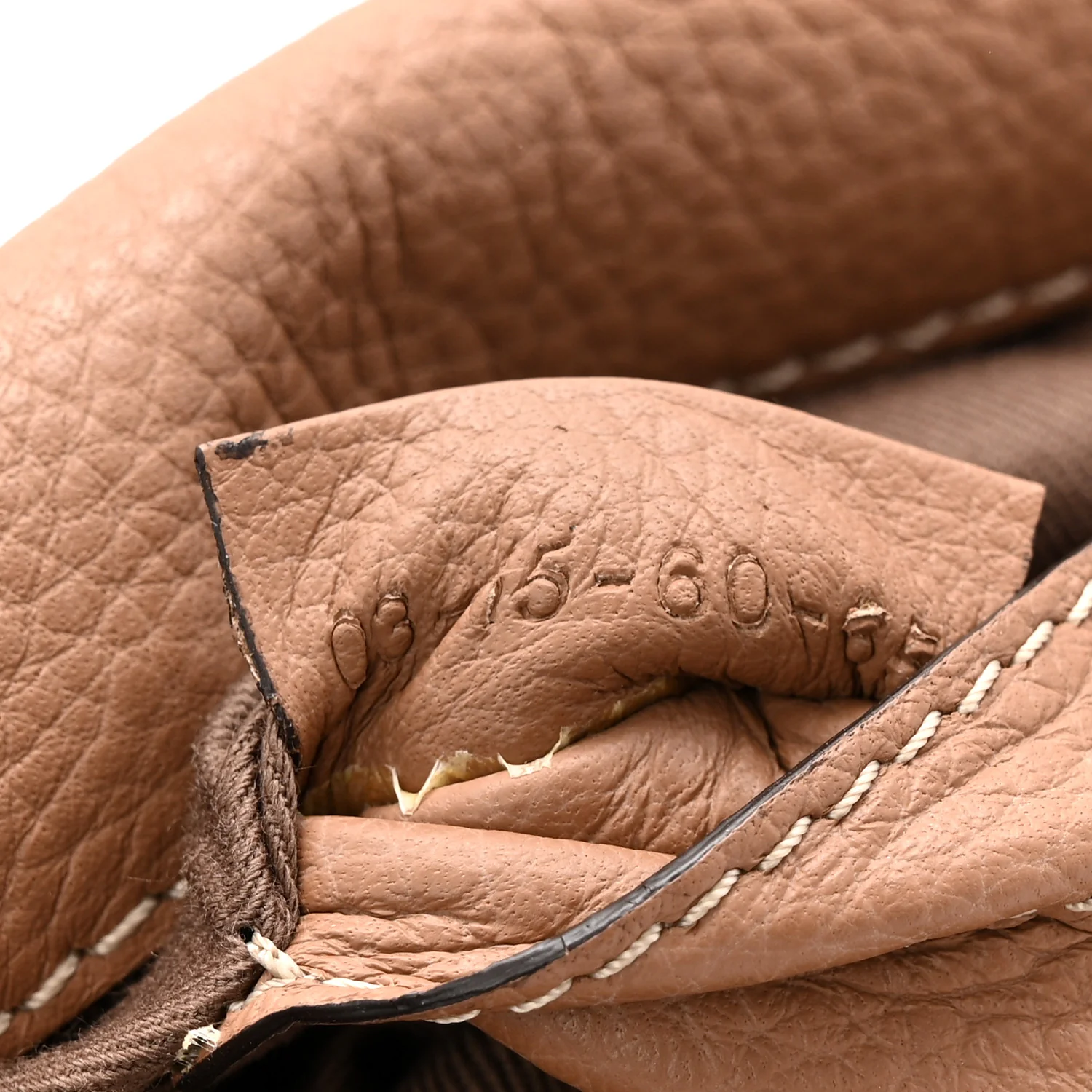 Calfskin Mini Marcie Round Crossbody Bag Nut - Image 7