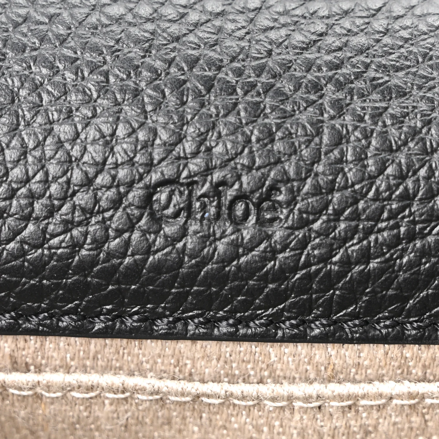 Calfskin Nano Marcie Saddle Bag Black - Image 6
