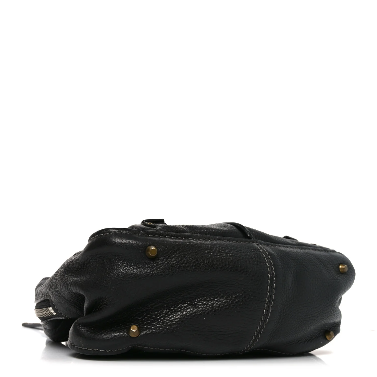 Calfskin Paddington Small Shoulder Bag Black - Image 4