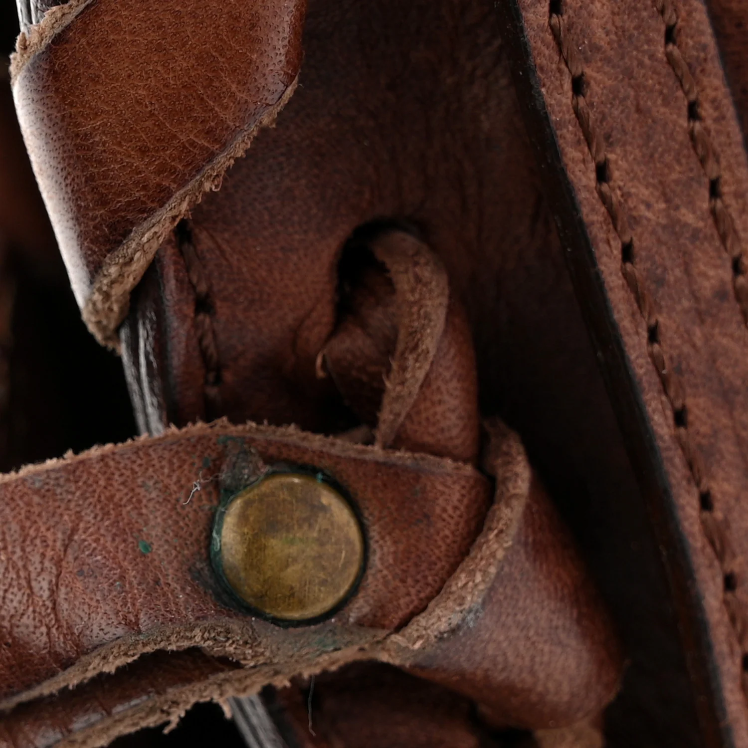 Calfskin Silverado Shoulder Bag Chocolate - Image 12
