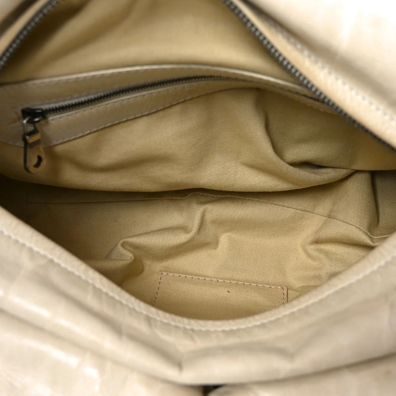 Calfskin Silverado Shoulder Bag Ivory - Image 4