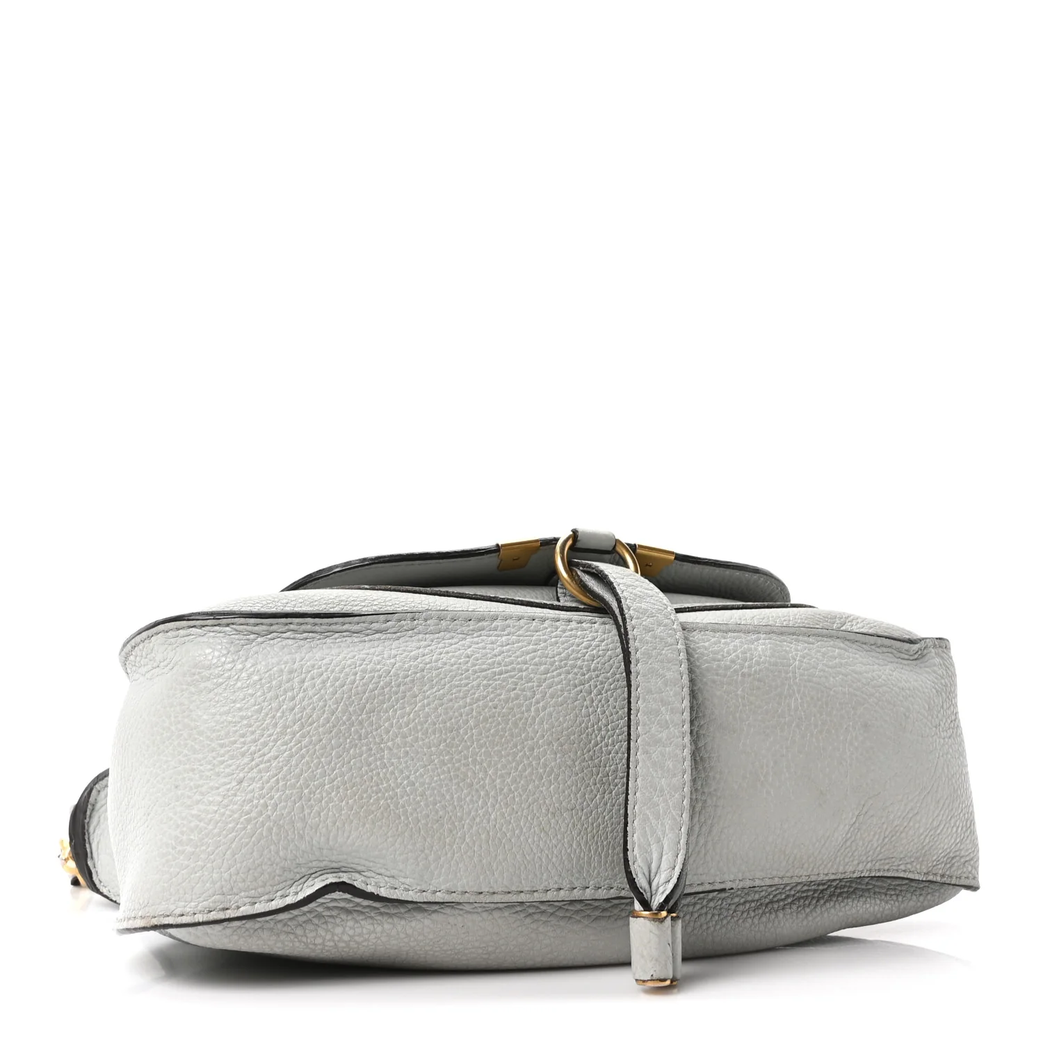 Calfskin Small Marcie Satchel Airy Grey - Image 4