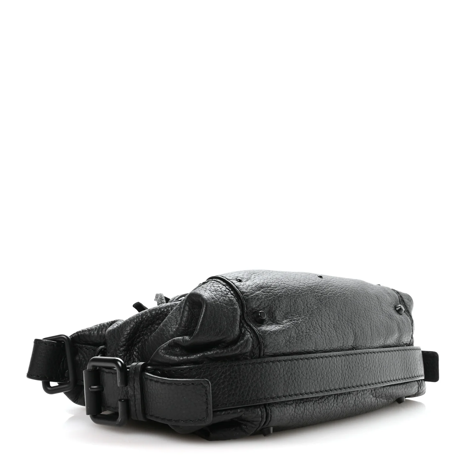 Calfskin Small Paddington Satchel So Black - Image 4