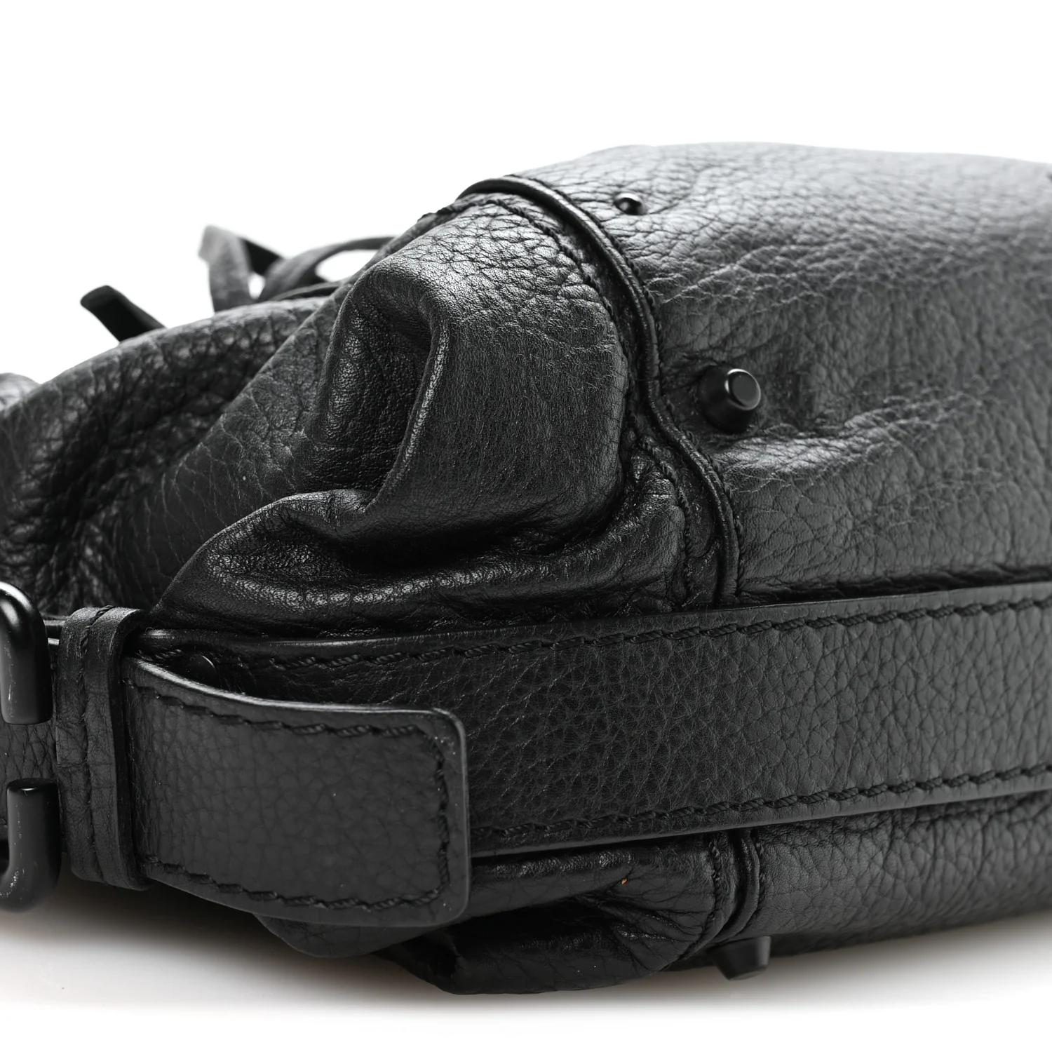 Calfskin Small Paddington Satchel So Black - Image 9