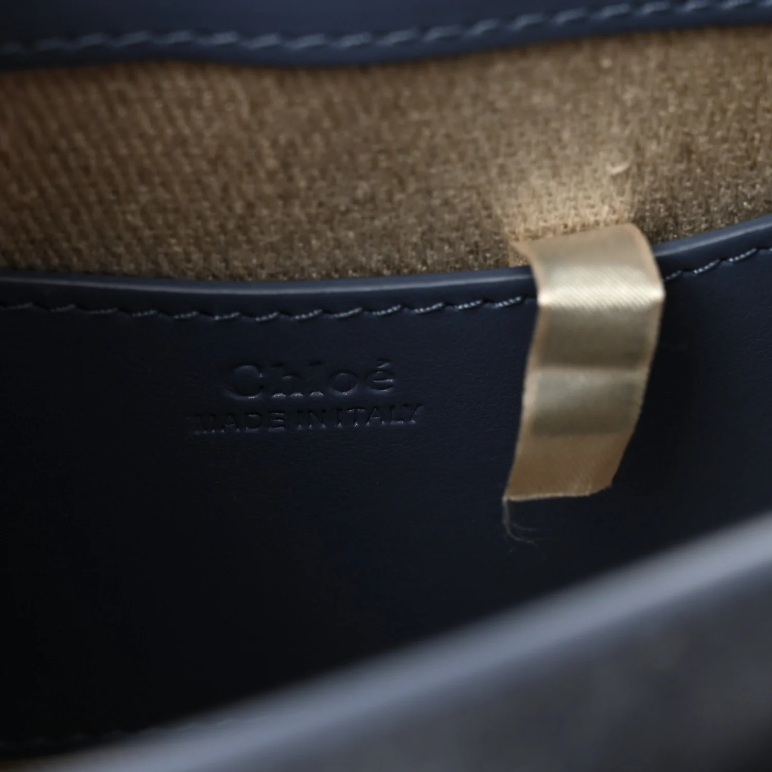Calfskin Small Tess Bag Deep Ocean Blue - Image 6