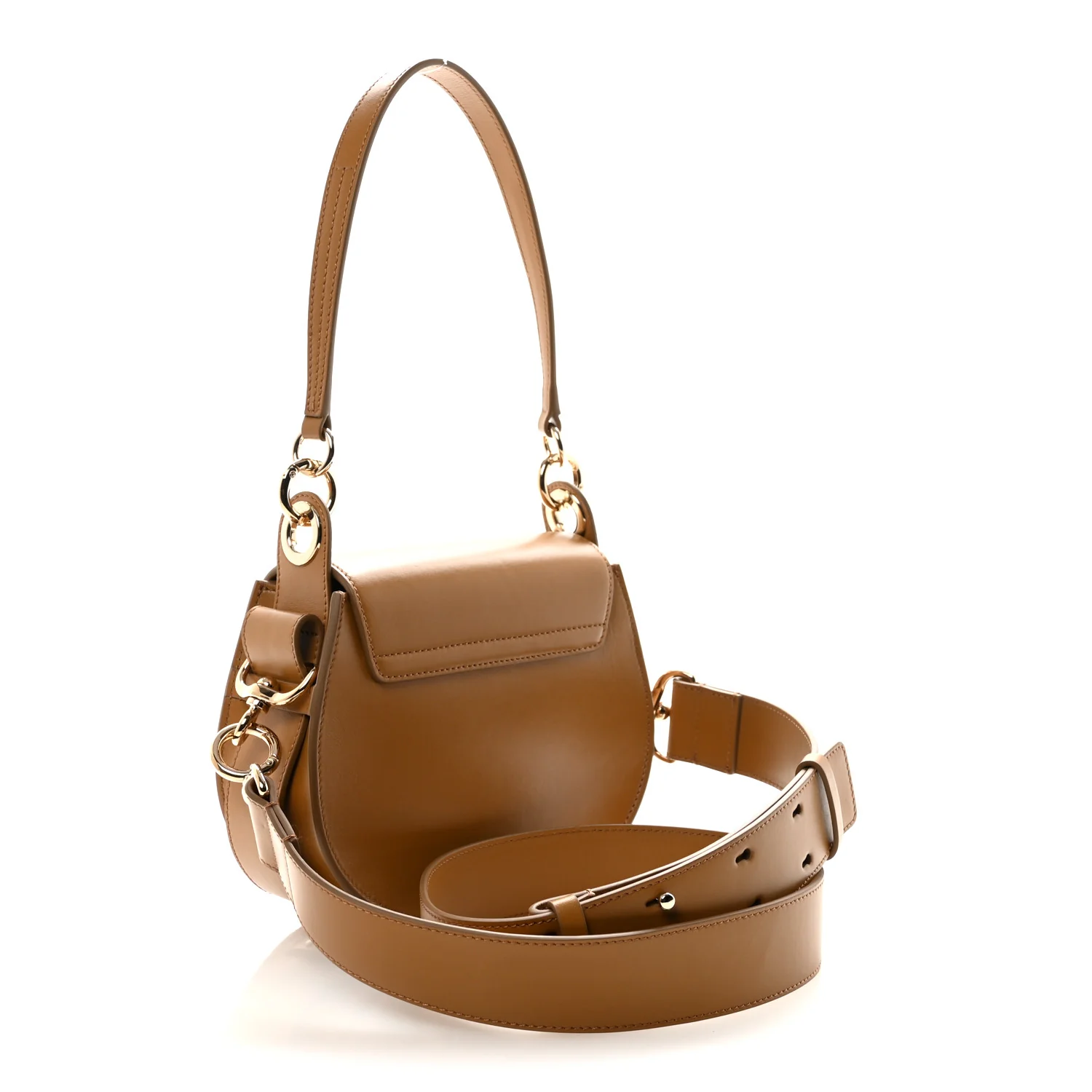 Calfskin Small Tess Bag Pottery Brown - Image 3
