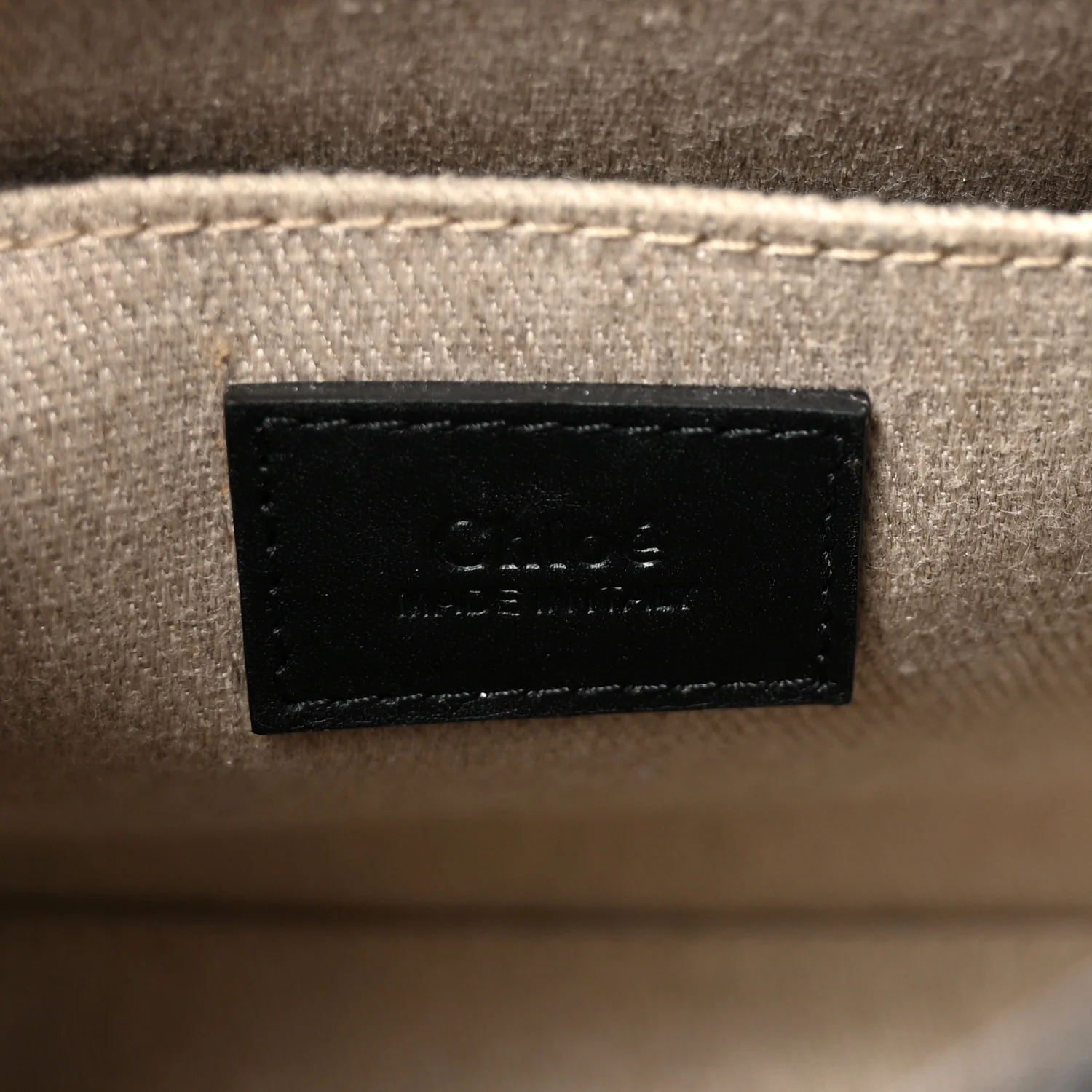Calfskin Small Woody Tote Black - Image 6