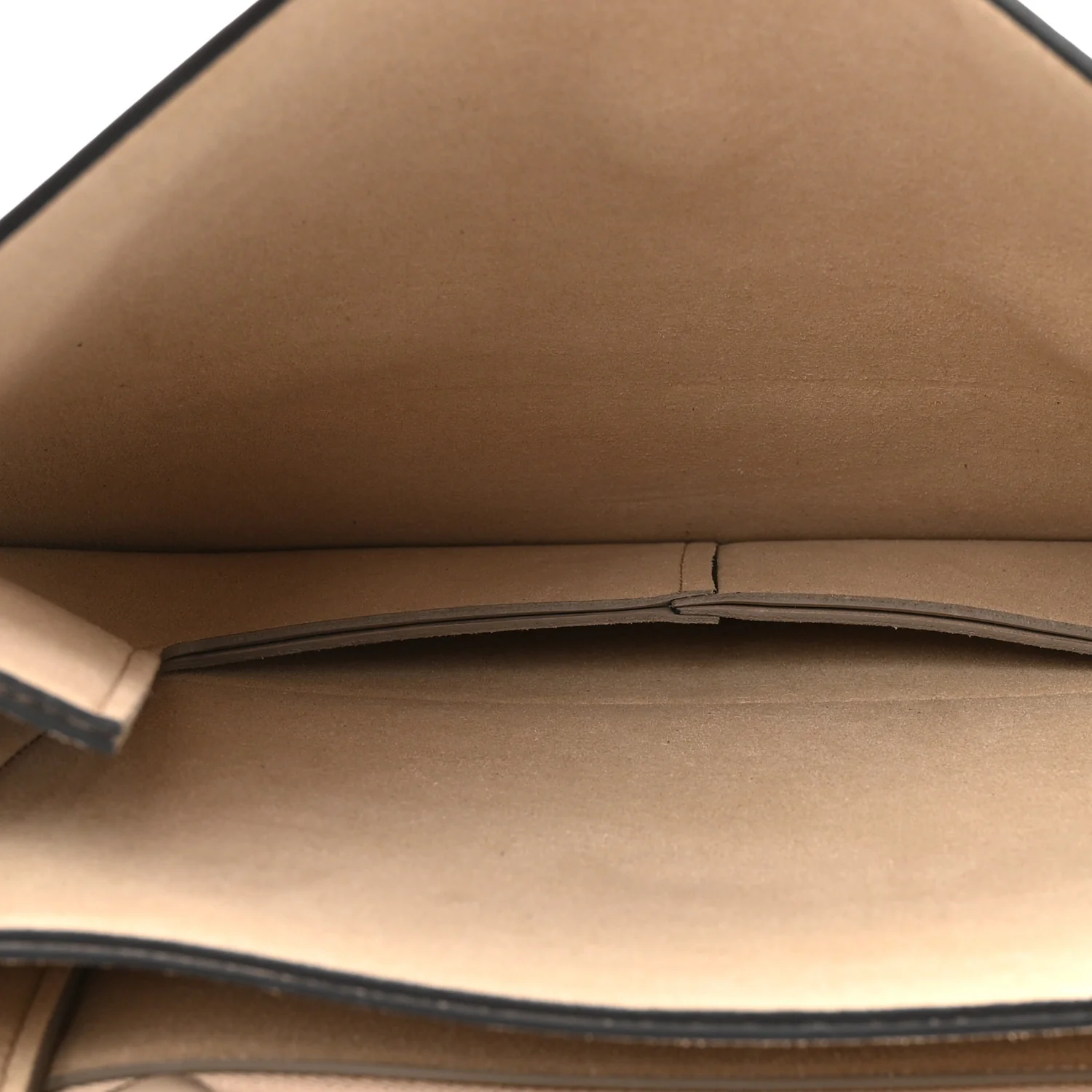 Calfskin Suede Medium Faye Shoulder Bag Motty Grey - Image 5
