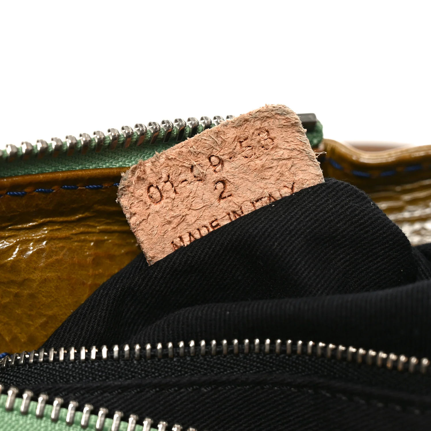 Crinkled Patent Medium Paddington Satchel - Image 7
