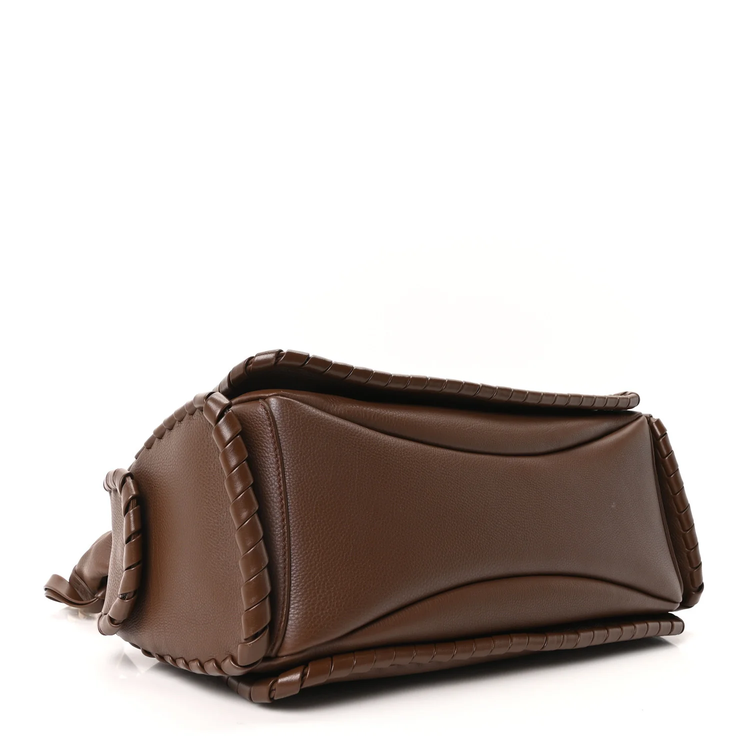 Grained Calfskin Nahir Shoulder Bag Nut - Image 4