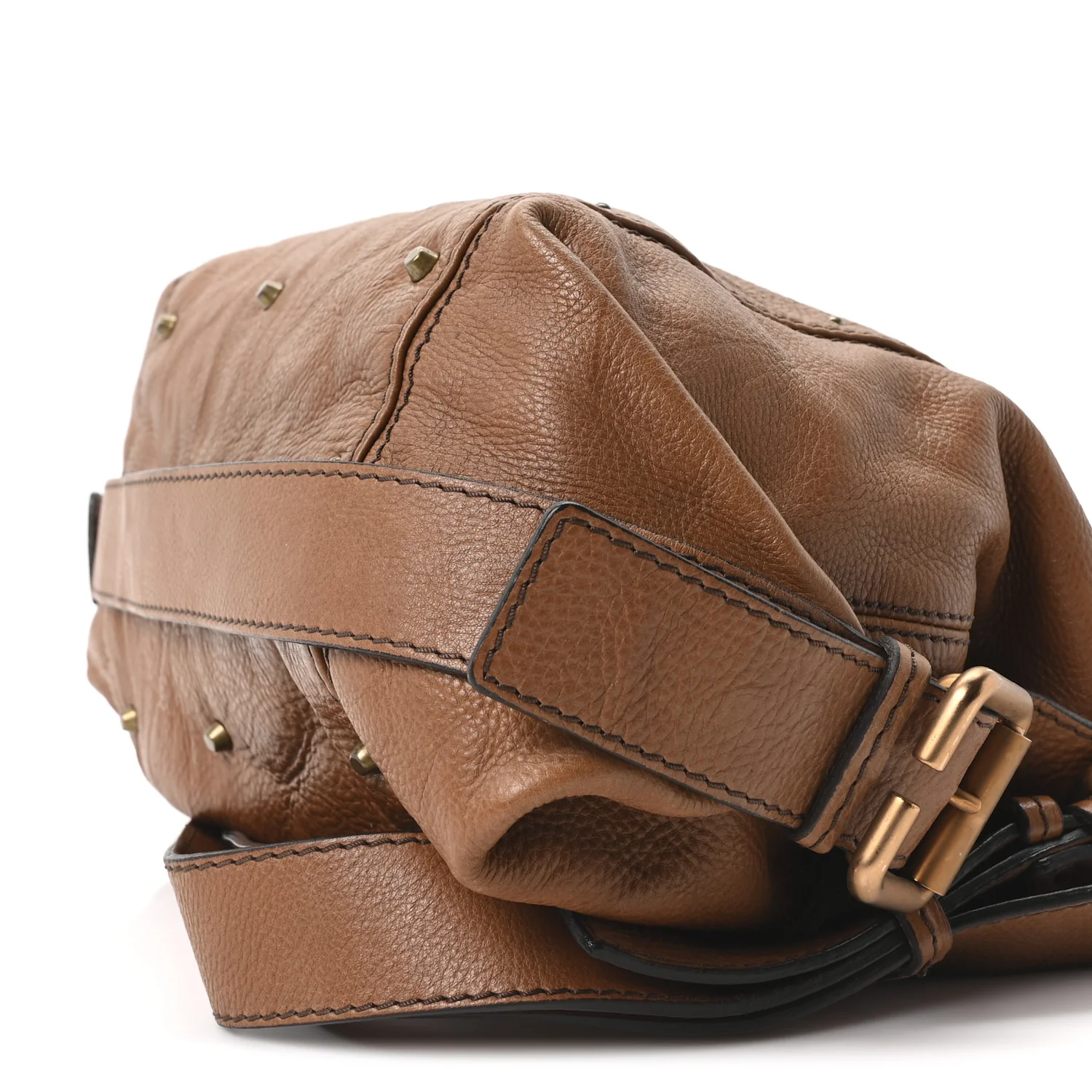 Grained Calfskin Paddington Tote Tan - Image 10