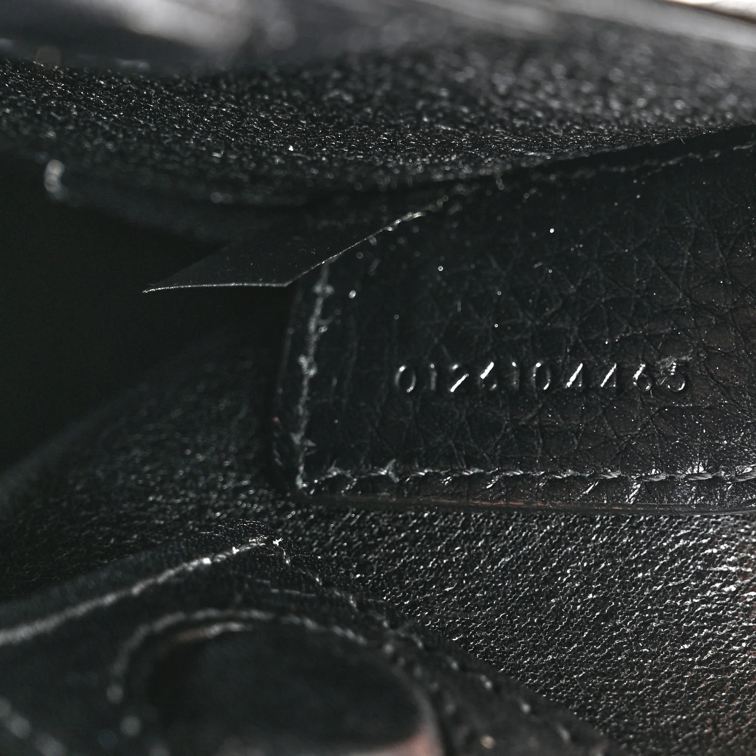 Grained Calfskin Small Spin Tote Black - Image 7