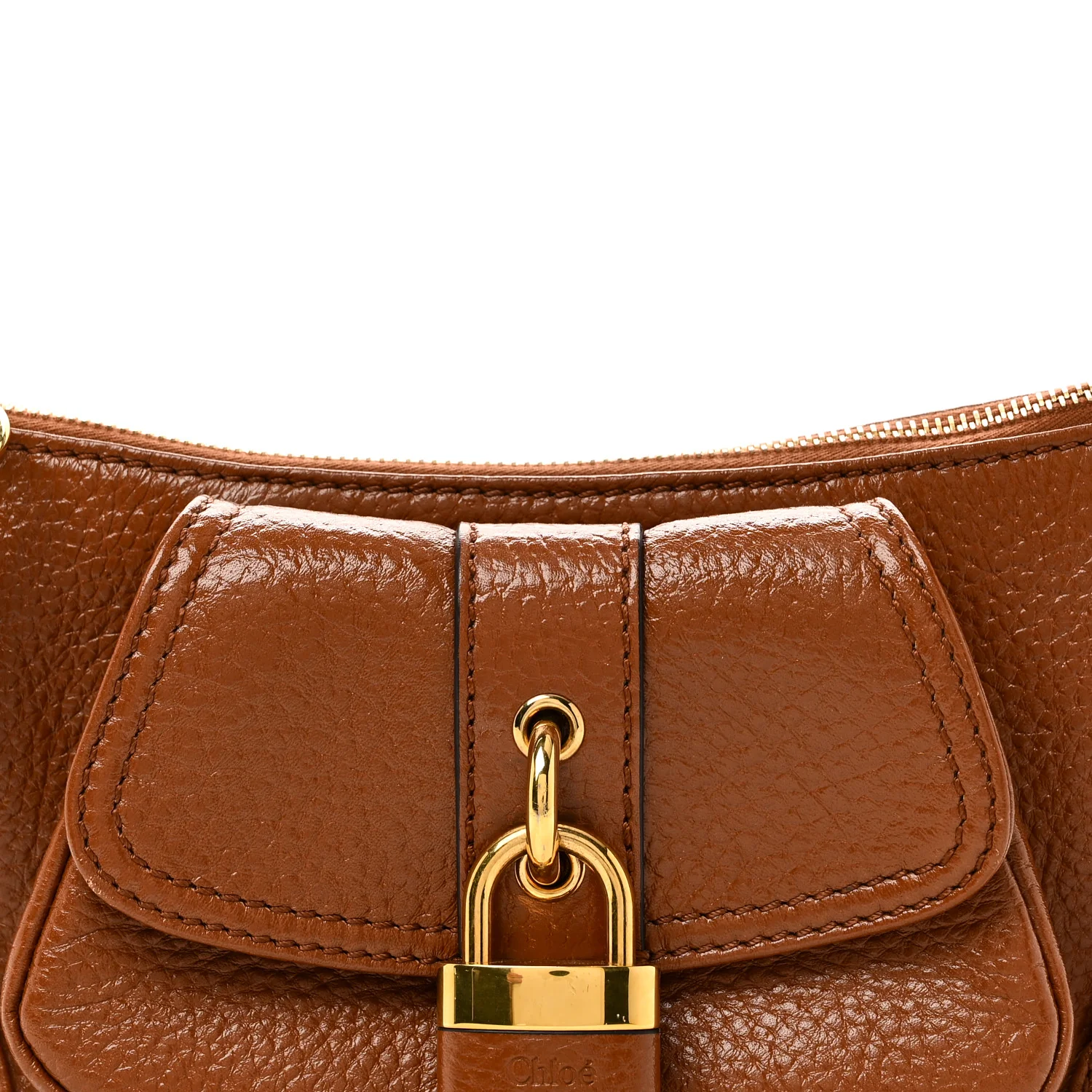 Grained Calfskin The 99 Shoulder Bag Clay Brown - Image 7