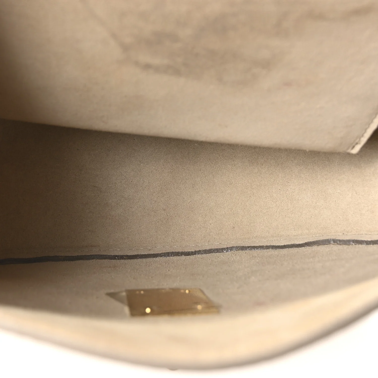 Grained Lambskin Drew Shoulder Bag Abstract White - Image 5