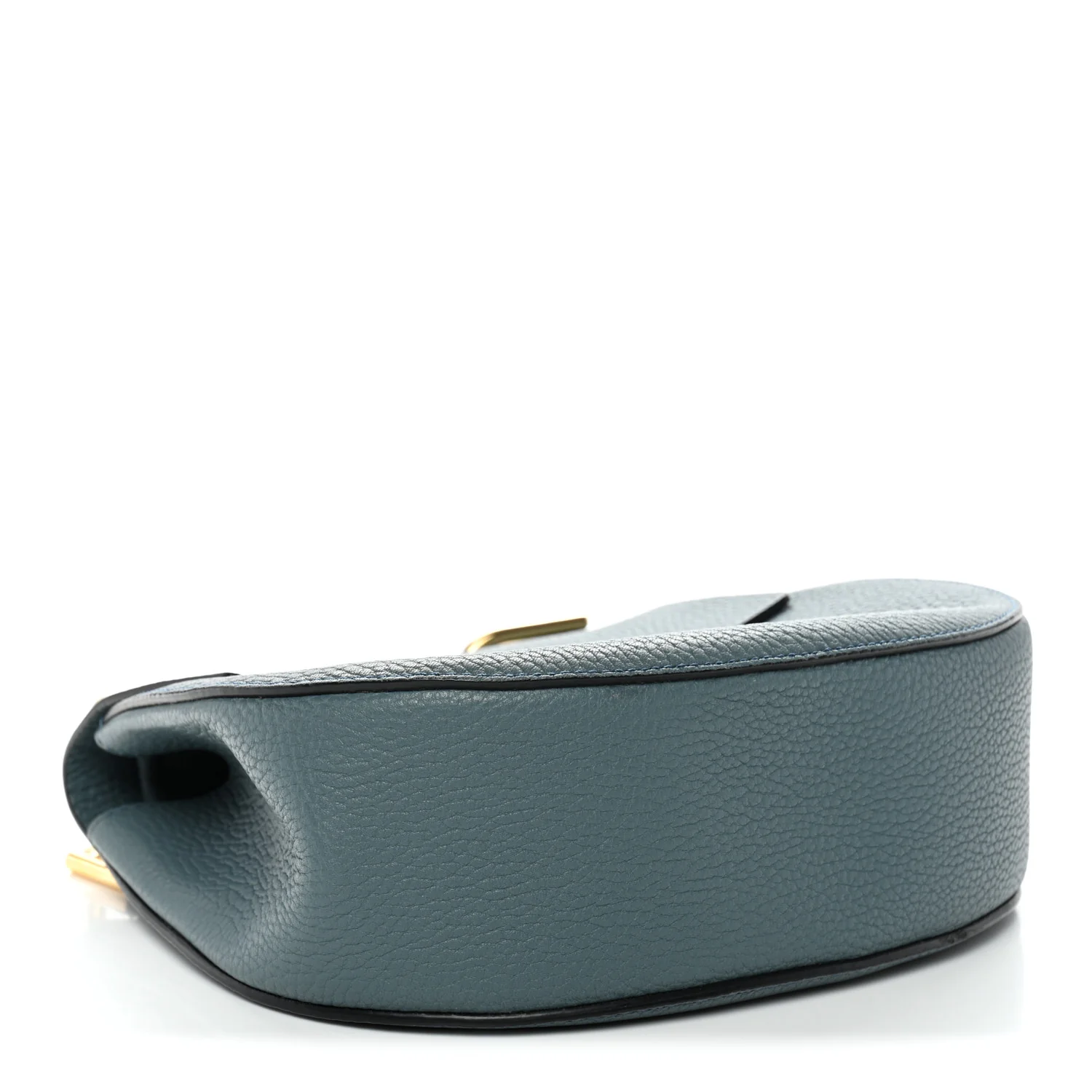 Grained Lambskin Drew Shoulder Bag Cloudy Blue - Image 4