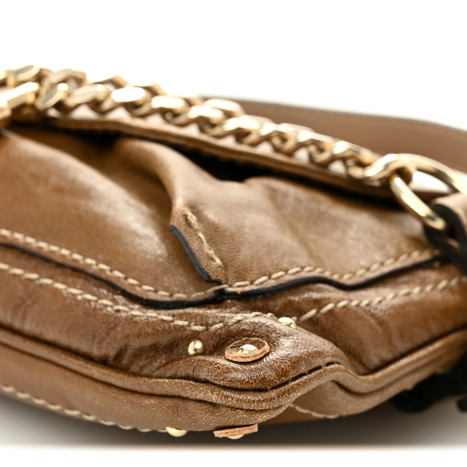 Lambskin Small Paddington Capsule Satchel Elephant - Image 9